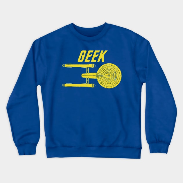 Geek Crewneck Sweatshirt by DistractedGeek